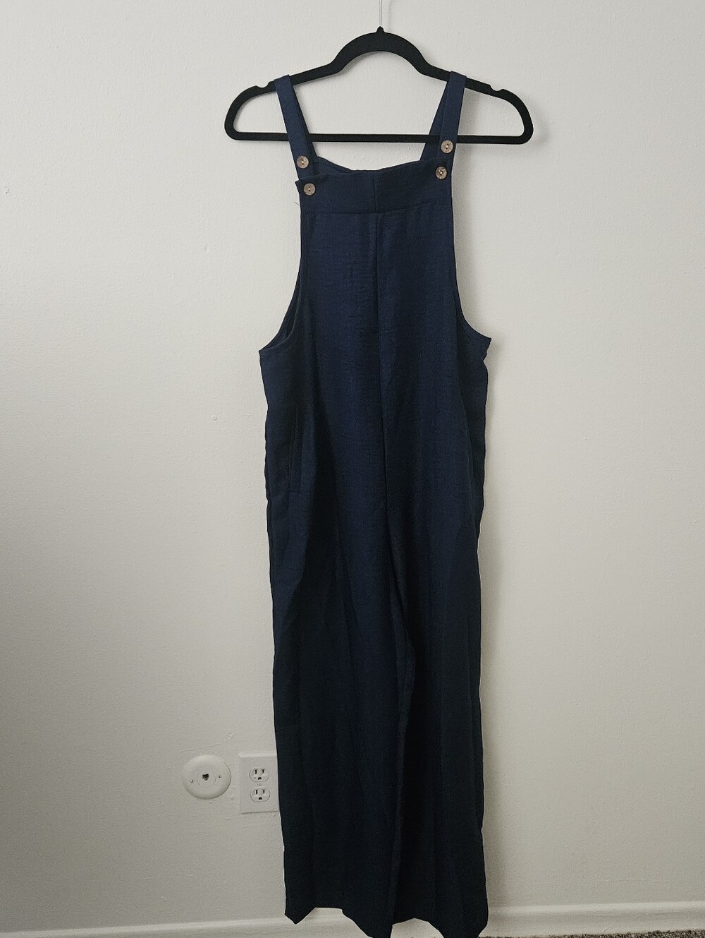 NWOT Navy Blue Wide-Leg Jumpsuit